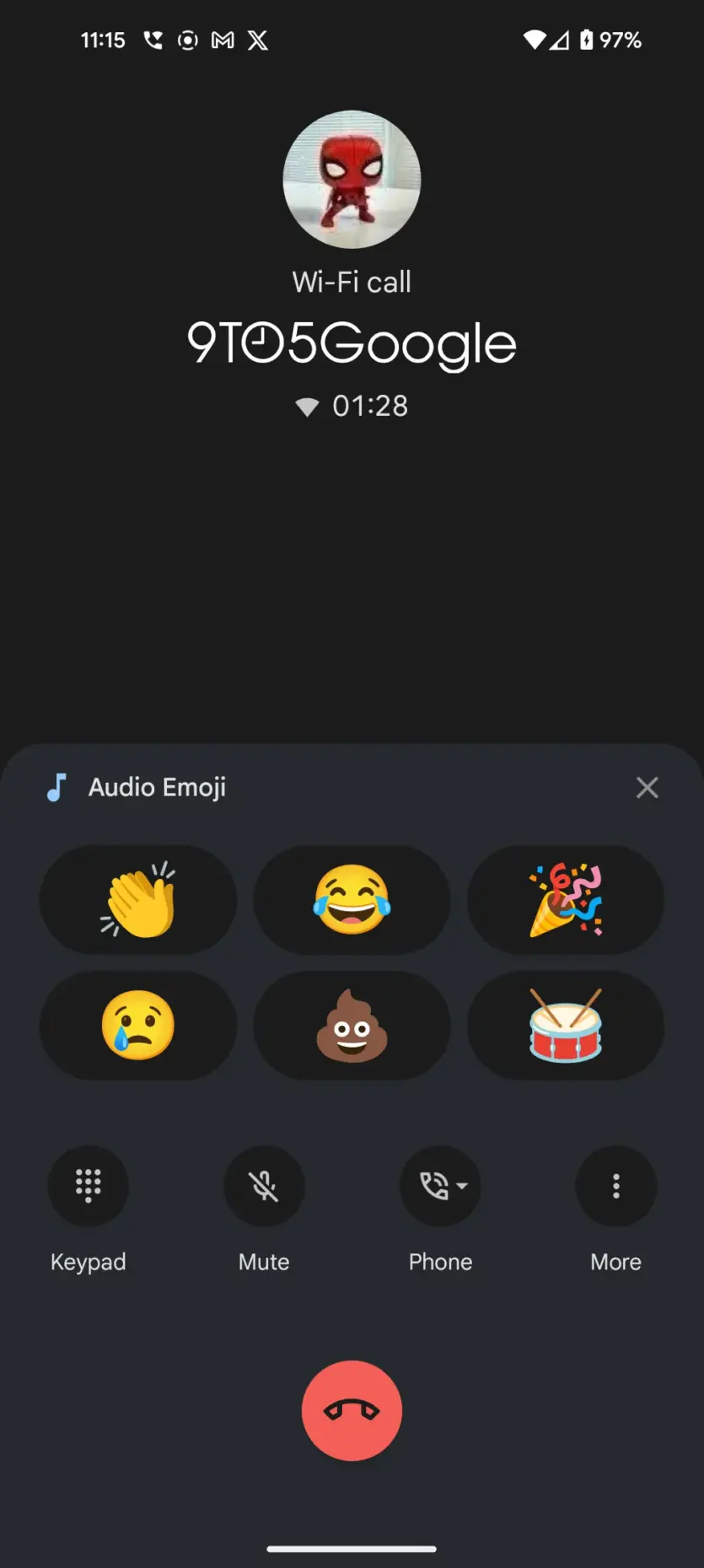 DataLife Engine > Версия для печати > В Google Phone появились Audio Emoji  — звуковые эффекты, которые можно использовать во время разговора. Они  включают широкий спектр звуков, от смеха до пуканья.